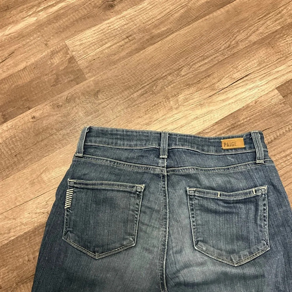 PAIGE Hoxton Ultra Skinny Jeans Size 24 Mid-Rise Stretch Denim Medium Wash - Picture 10 of 10